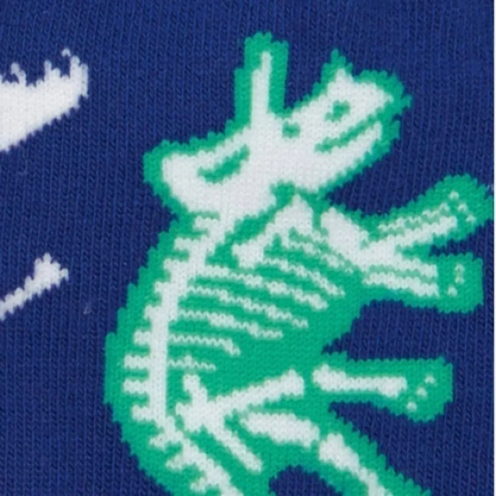 Sock It to Me NWT Arch-eology Junior Crew Socks Ages 1-2 Toddler Baby Dinosaur